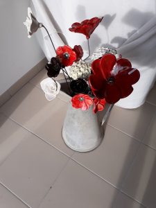 Fleurs en céramique