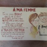 plaque déclaration d'Amour en céramique