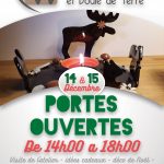 affiche portes ouvertes poterie 14 et 15 décembre