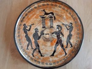 plat poterie style grecs antique