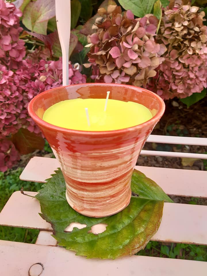 bougies colorees artisanales poterie ceramique 2