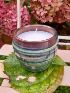 bougies colorees artisanales poterie ceramique 3