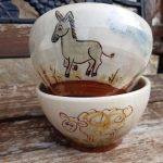 bols en céramique décors animaux avec prénoms