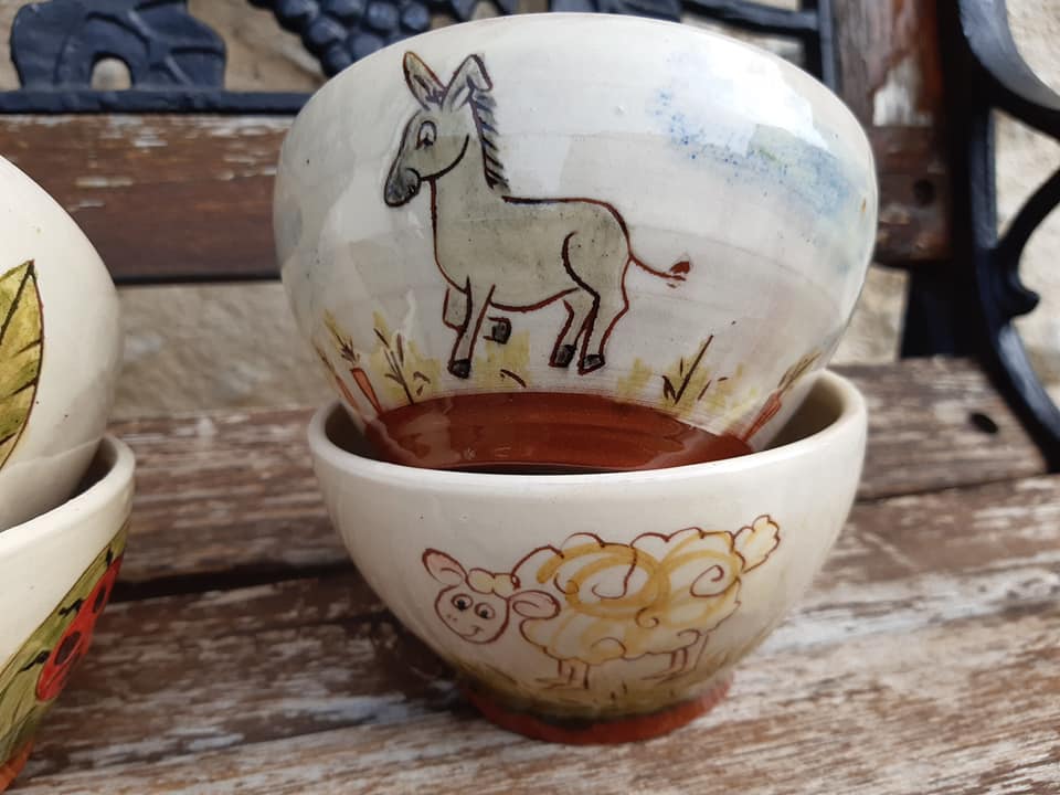 bols en céramique décors animaux avec prénoms