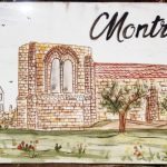 plaque personnalisée céramique d'après une carte postale ancienne montron
