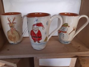 poterie mugs et bols decors theme de noel 6