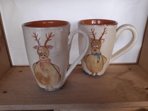 poterie mugs et bols decors theme de noel 7