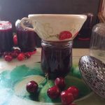 entonnoir confiture céramique cerises 2