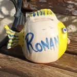 tirelire poisson céramique prénom