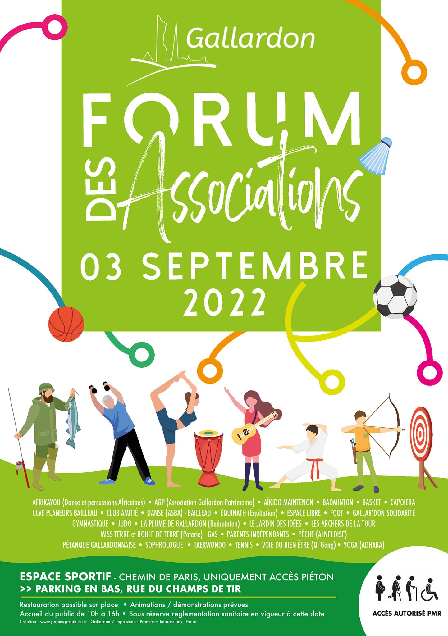 affiche forum des associations gallardon 2022