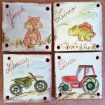 plaques de portes personnalisées chambres d'enfants