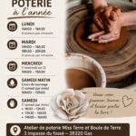 affiche cours poterie eure et loir 2026 2027